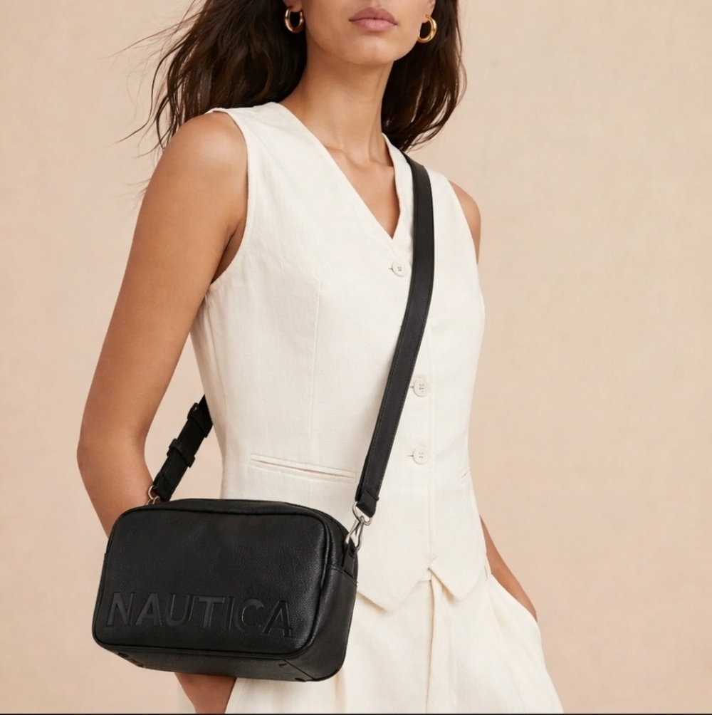 Nautica Crossbody Black Bag